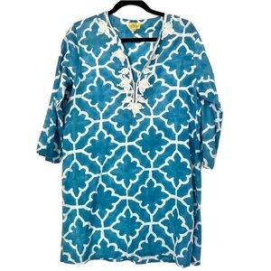 Roberta Roller Rabbit Embroidered Detail Tunic Dress